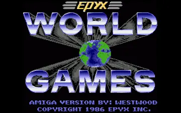 World Games screen shot title